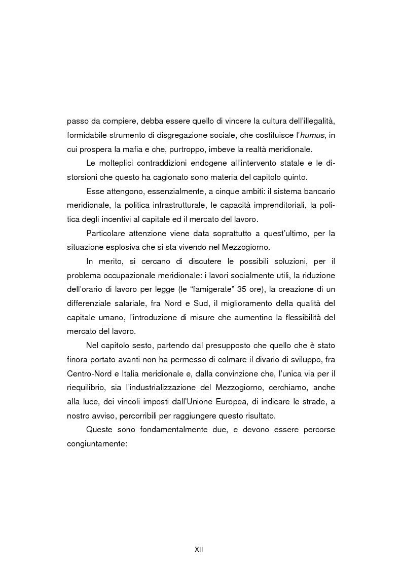 Anteprima della tesi: La politica strutturale nel Mezzogiorno: un'analisi critica, Pagina 7