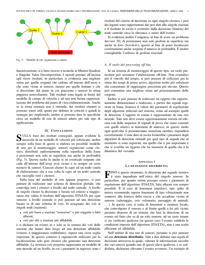Anteprima della tesi: Identificazione di segnali da un array sismico per il monitoraggio di frane, Pagina 4