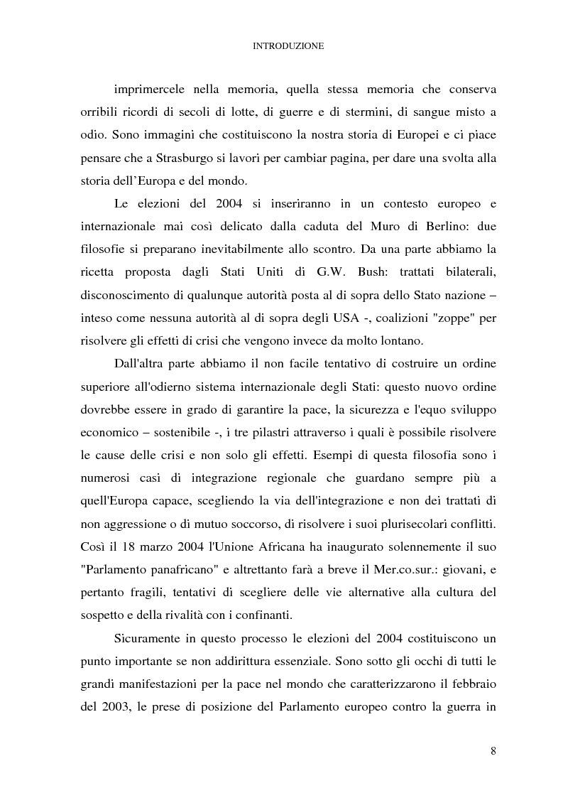 Anteprima della tesi: Le elezioni europee in Italia (1994-1999), Pagina 2