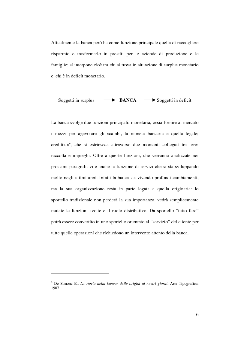 Anteprima della tesi: L'impatto di Internet sul sistema competitivo bancario: nuovi servizi e nuove opportunità, Pagina 6