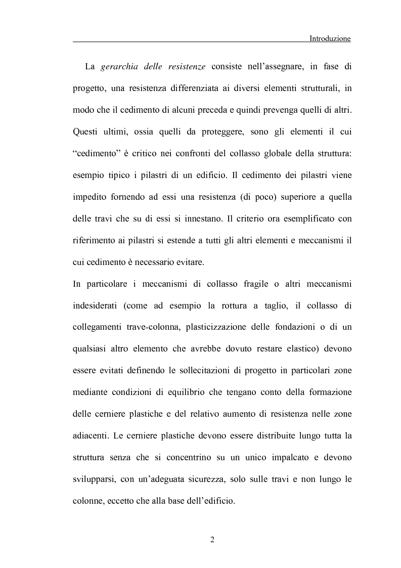 Anteprima della tesi: La 'gerarchia delle resistenze' nella progettazione antisismica, Pagina 2