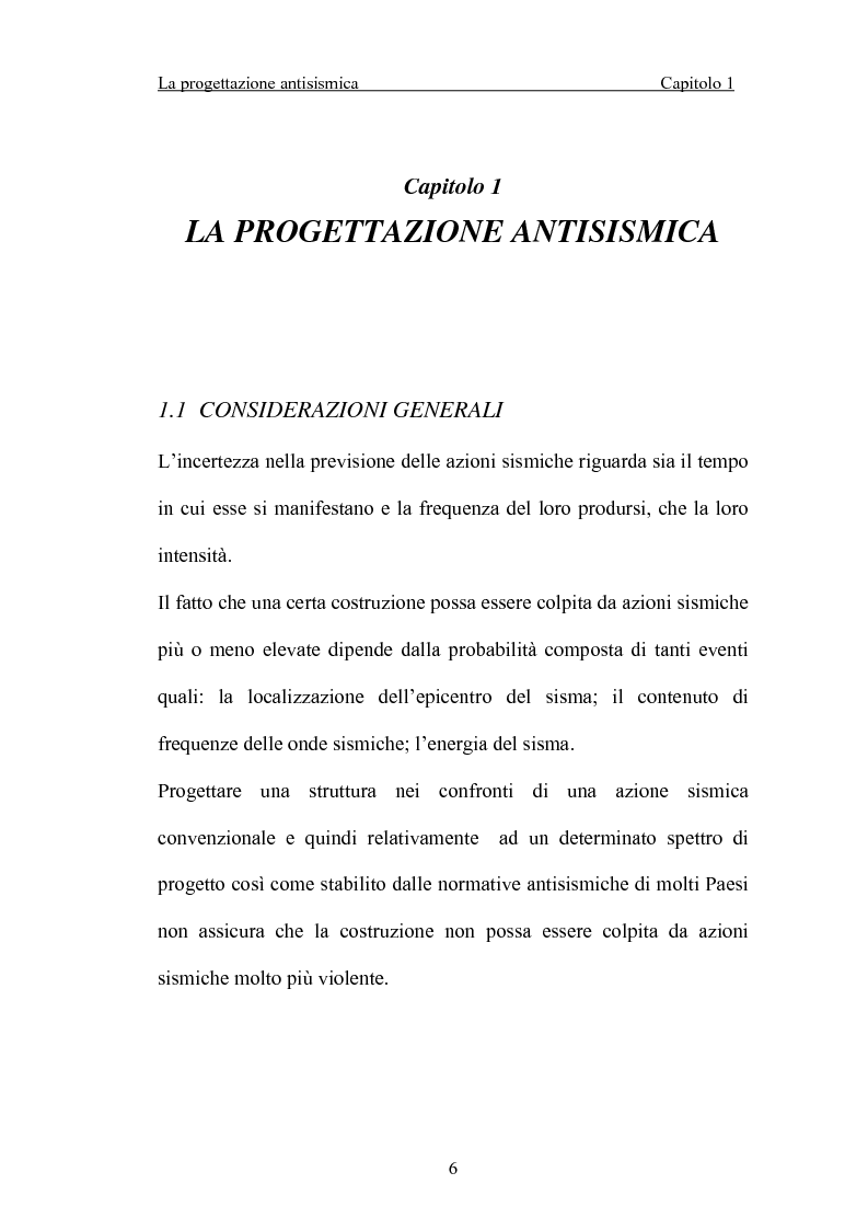 Anteprima della tesi: La 'gerarchia delle resistenze' nella progettazione antisismica, Pagina 6