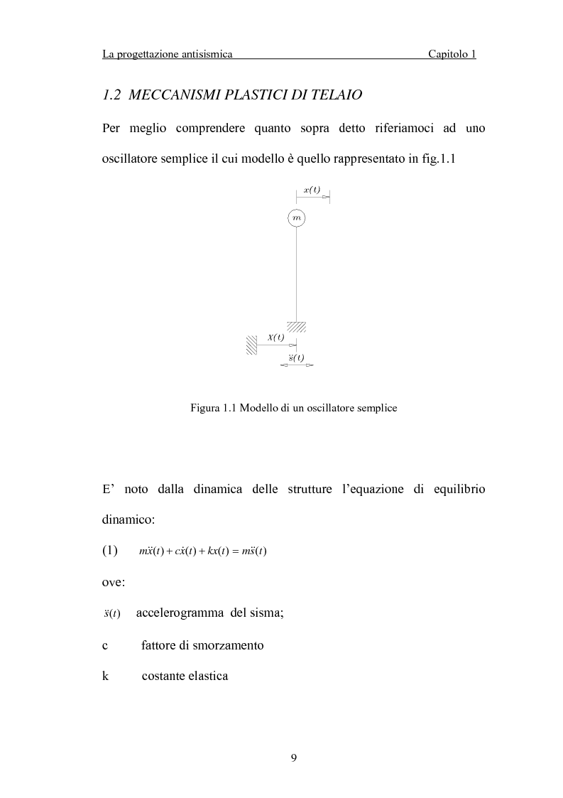 Anteprima della tesi: La 'gerarchia delle resistenze' nella progettazione antisismica, Pagina 9