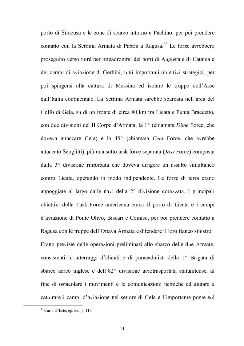 Anteprima della tesi: Gli americani a Licata. Dall'amministrazione militare alla ricostruzione democratica. 1943-1946, Pagina 11