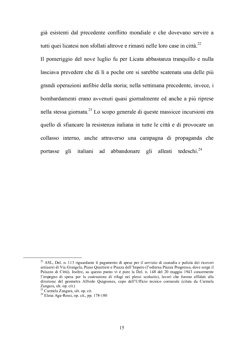 Anteprima della tesi: Gli americani a Licata. Dall'amministrazione militare alla ricostruzione democratica. 1943-1946, Pagina 15