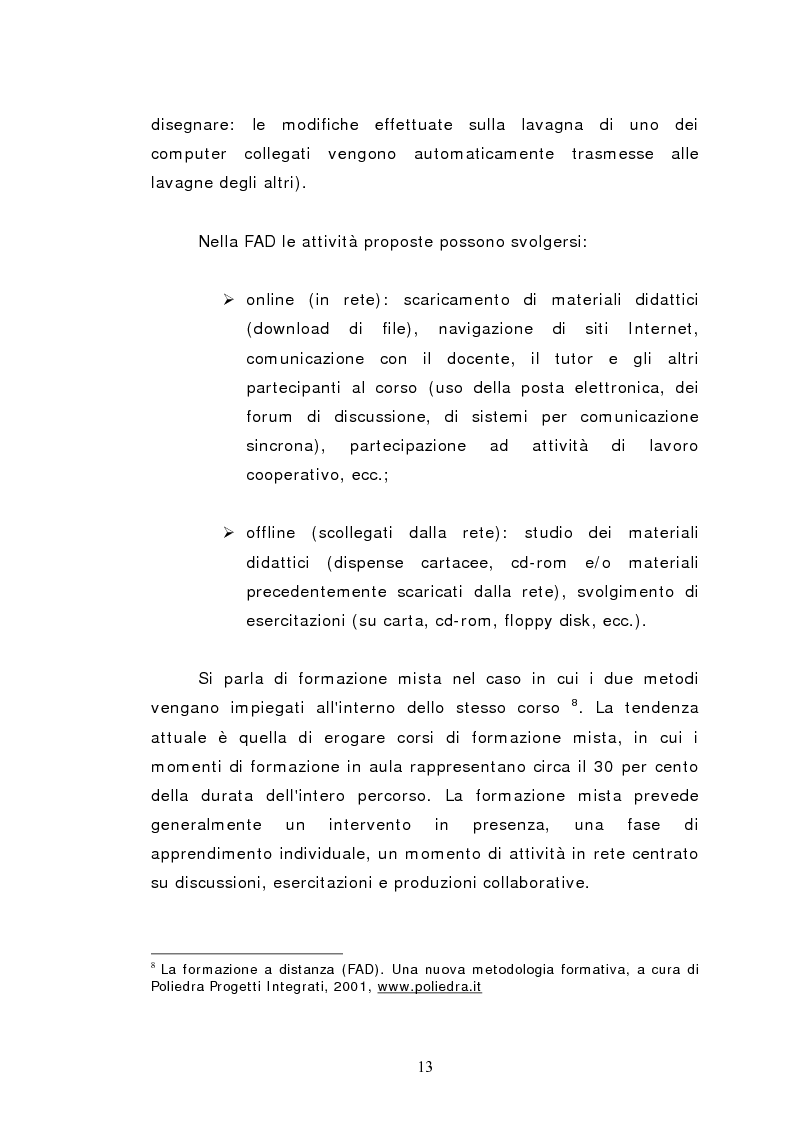 Anteprima della tesi: L'istruzione a distanza nella formazione infermieristica universitaria e continua: ipotesi applicative, Pagina 10
