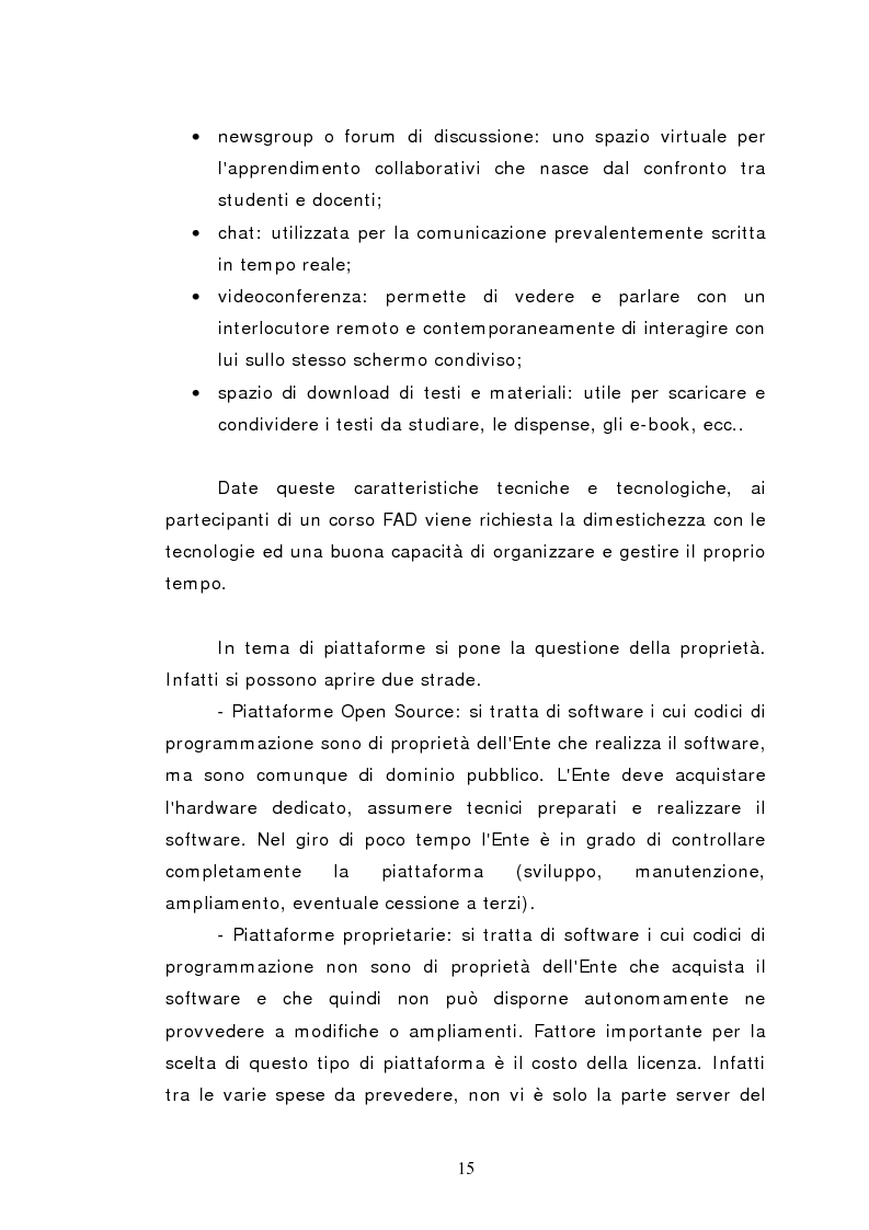 Anteprima della tesi: L'istruzione a distanza nella formazione infermieristica universitaria e continua: ipotesi applicative, Pagina 12