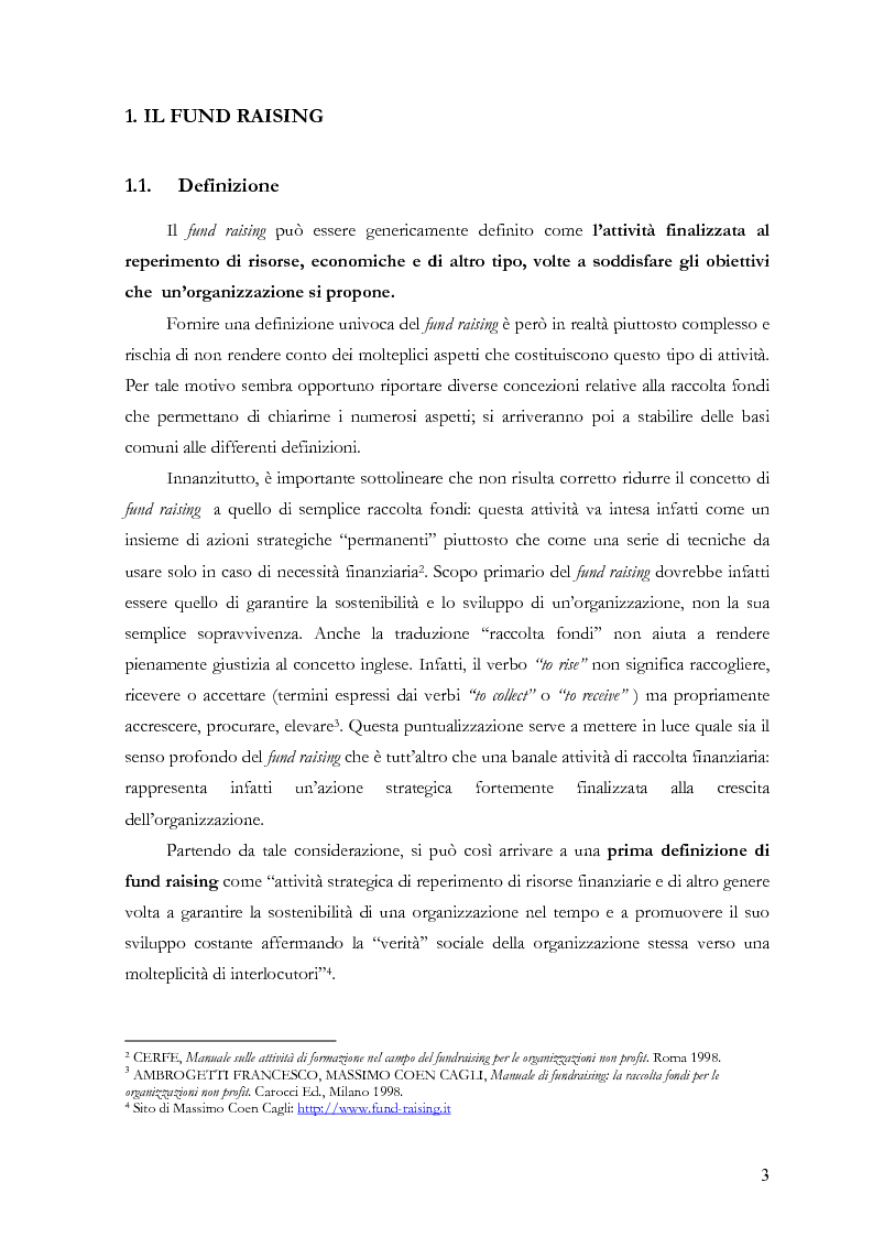 Anteprima della tesi: Il fund raising online degli enti culturali. Analisi del progetto per la fondazione Milano per la Scala, Pagina 3