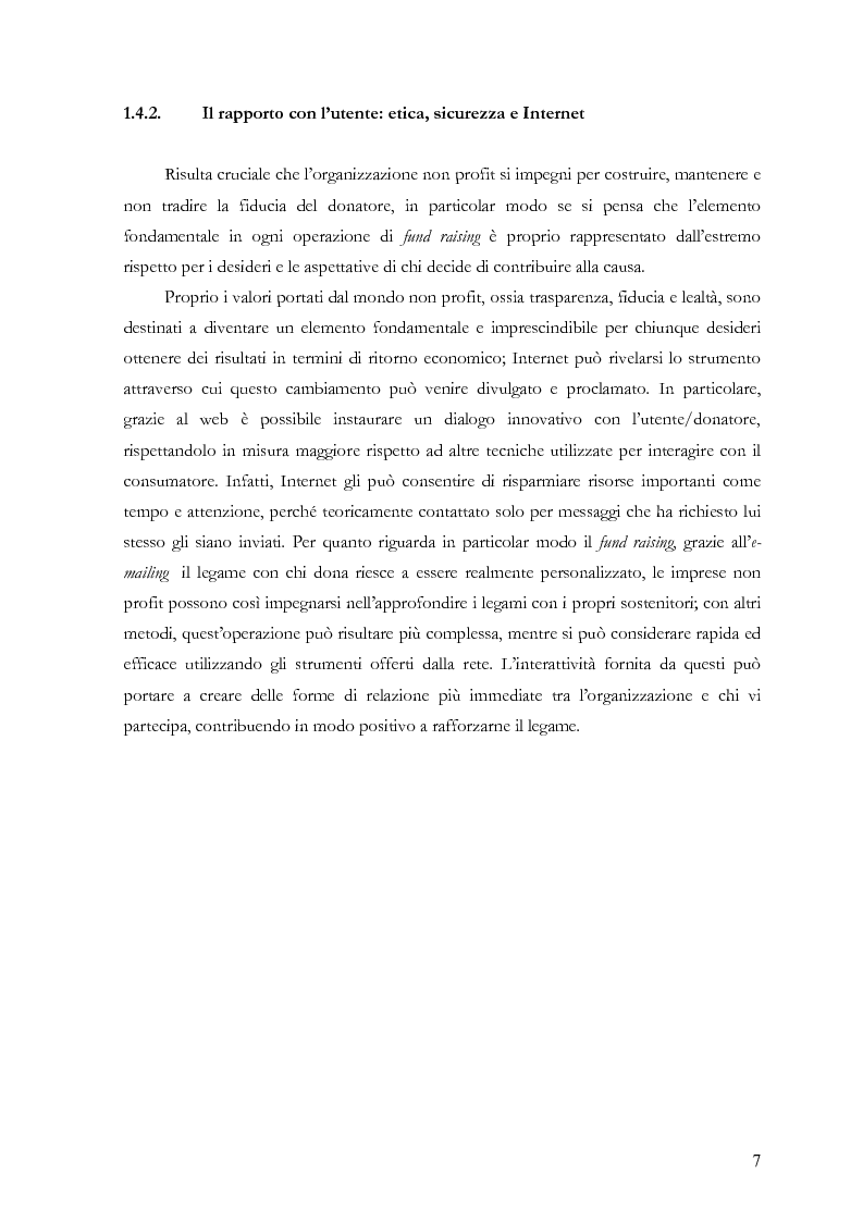 Anteprima della tesi: Il fund raising online degli enti culturali. Analisi del progetto per la fondazione Milano per la Scala, Pagina 7