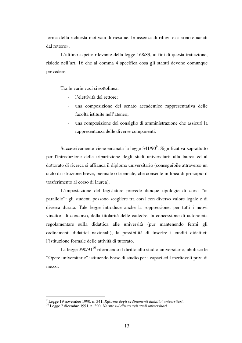 Anteprima della tesi: Metodologie e prime applicazioni sperimentali per la gestione strategica degli atenei, Pagina 10