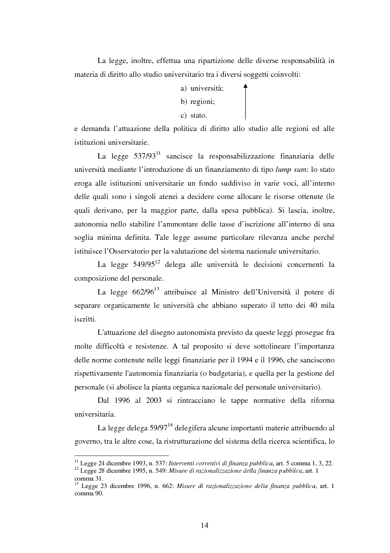 Anteprima della tesi: Metodologie e prime applicazioni sperimentali per la gestione strategica degli atenei, Pagina 11