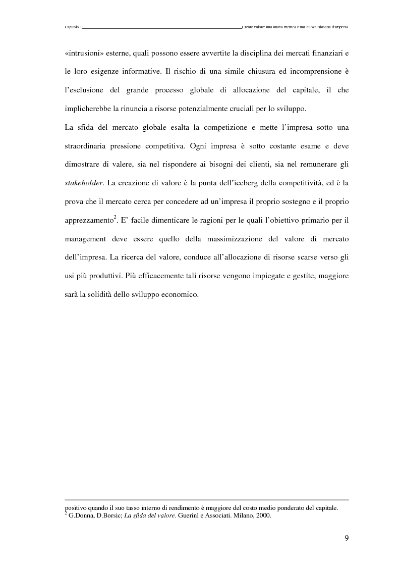 Anteprima della tesi: La scomposizione del valore di mercato di una Growth Stock., Pagina 6