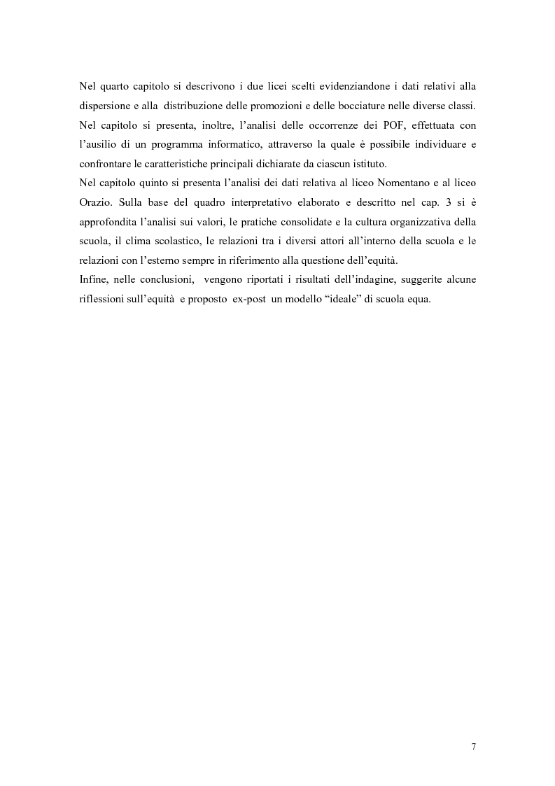 Anteprima della tesi: Pratiche per l'equità nella scuola dell'autonomia: due casi di studio., Pagina 4