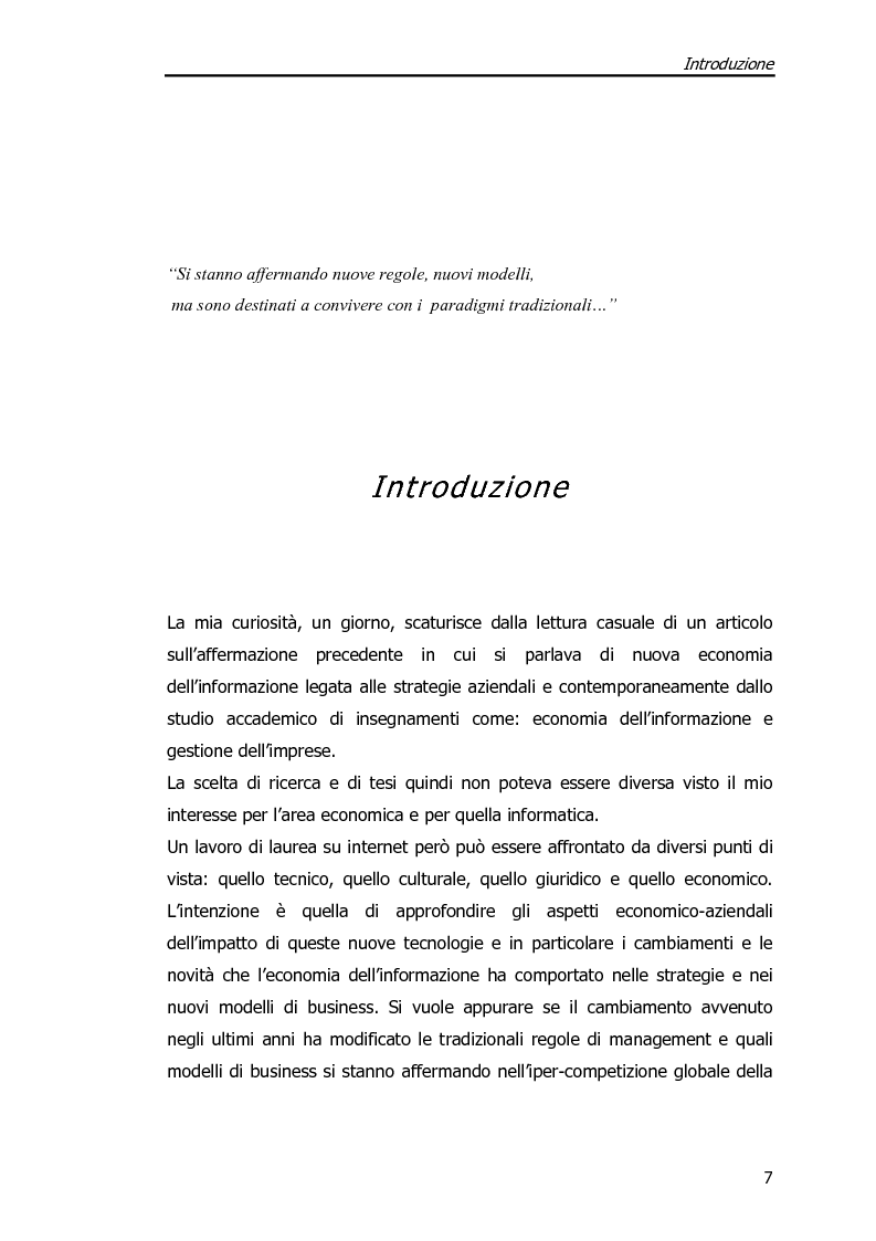 Anteprima della tesi: Economia dell'Informazione e Modelli di Business. Il caso MrPrice., Pagina 3