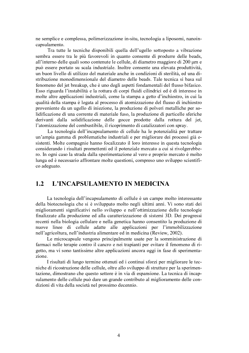 Anteprima della tesi: Jet breakup per l'incapsulamento di soluzioni di alginato, Pagina 3