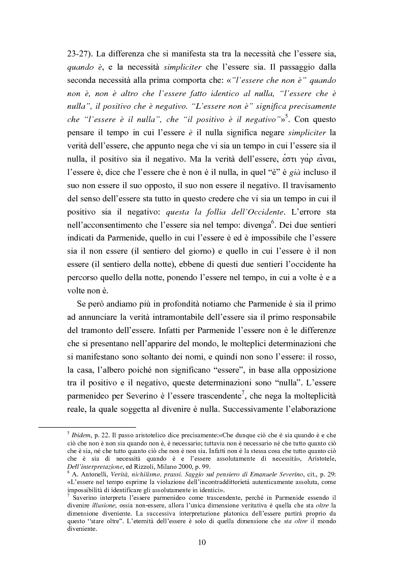 Anteprima della tesi: Nichilismo, téchne e poesia nel pensiero di Emanuele Severino, Pagina 8