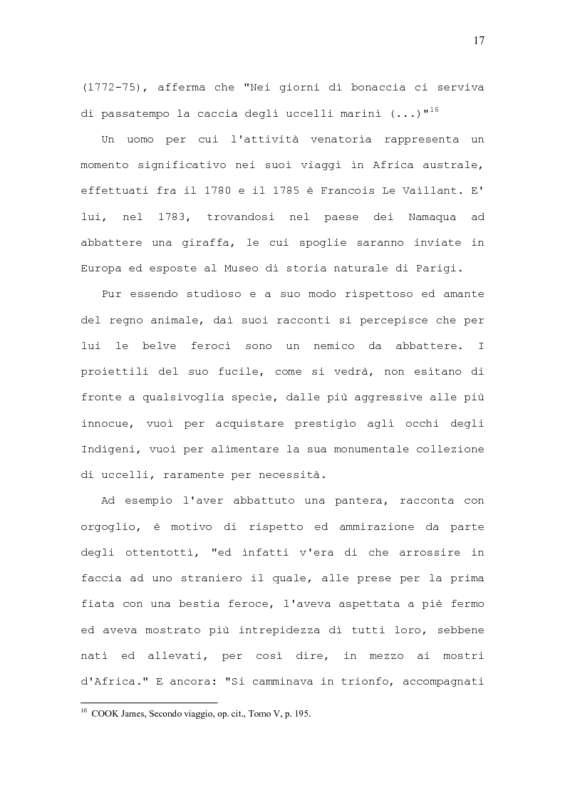 Anteprima della tesi: Il mondo animale nella visione di viaggiatori europei moderni (1642-1836), Pagina 12