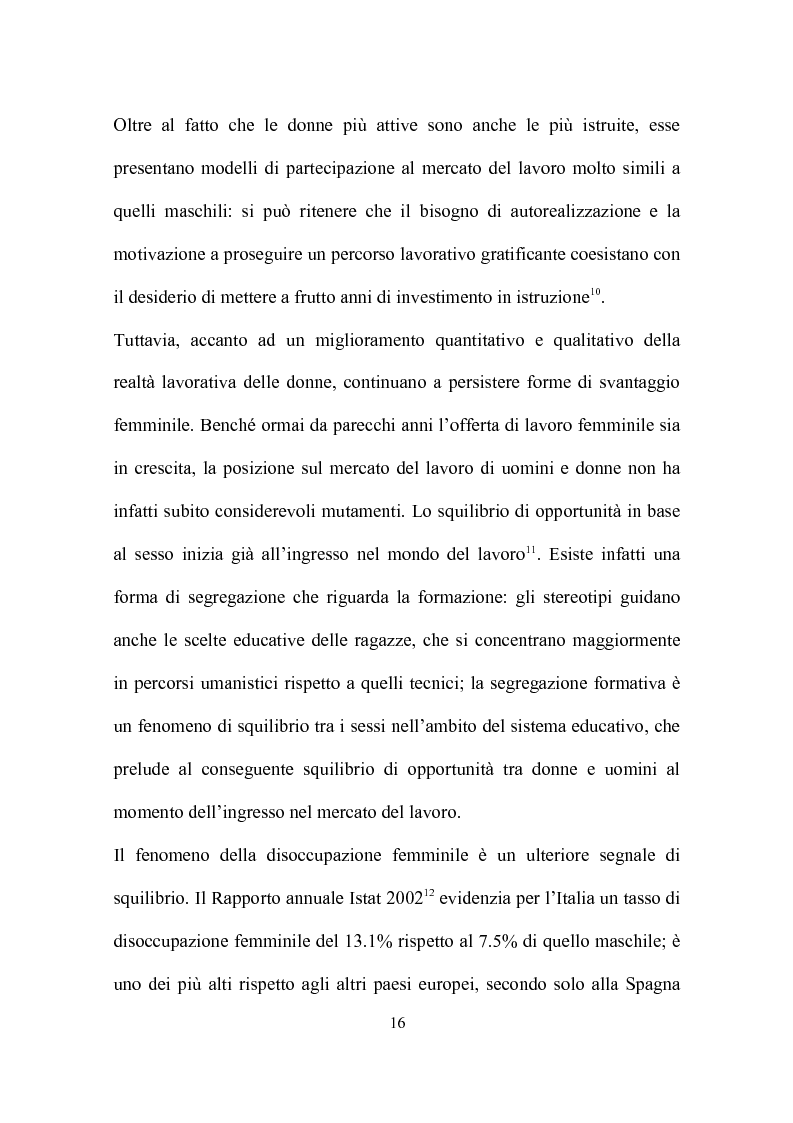 Anteprima della tesi: Delocalizzazione produttiva e occupazione femminile: il caso di un calzaturificio veronese, Pagina 12