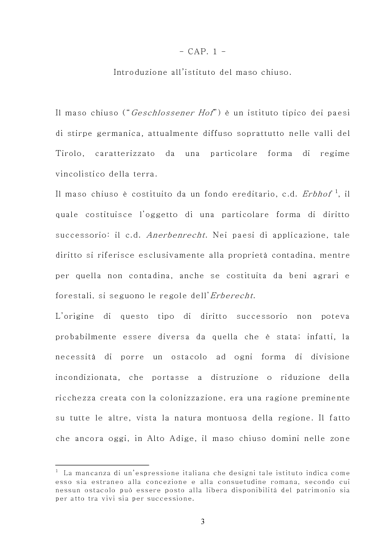 Anteprima della tesi: Il maso chiuso, Pagina 3