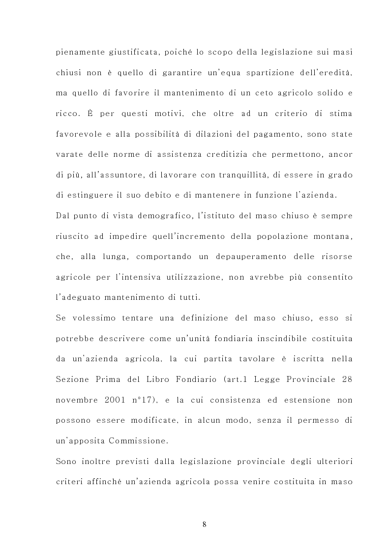 Anteprima della tesi: Il maso chiuso, Pagina 8