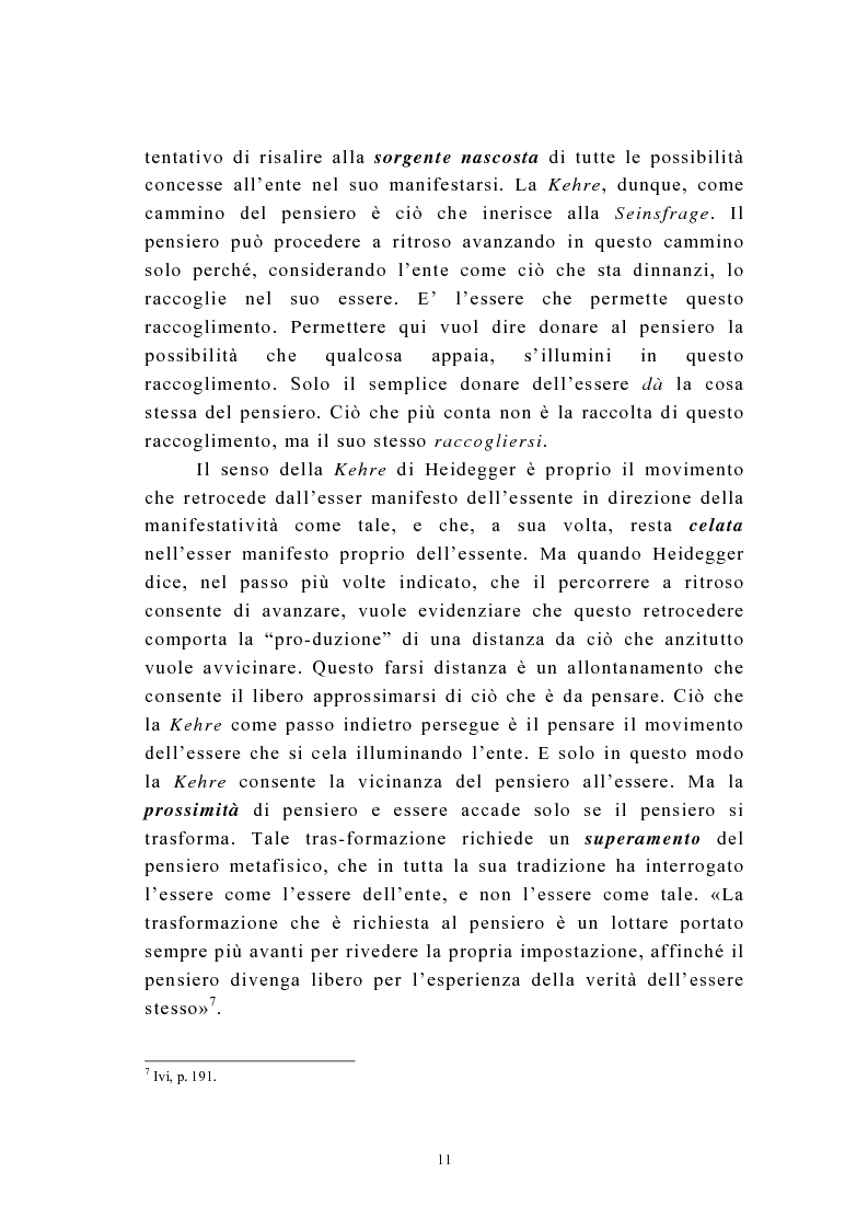 Anteprima della tesi: Martin Heidegger e il problema dell'opera d'arte: la questione ermeneutica, Pagina 10