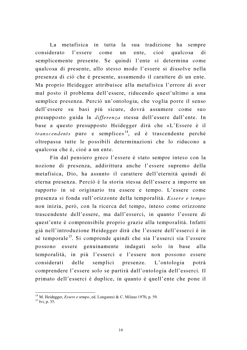 Anteprima della tesi: Martin Heidegger e il problema dell'opera d'arte: la questione ermeneutica, Pagina 15