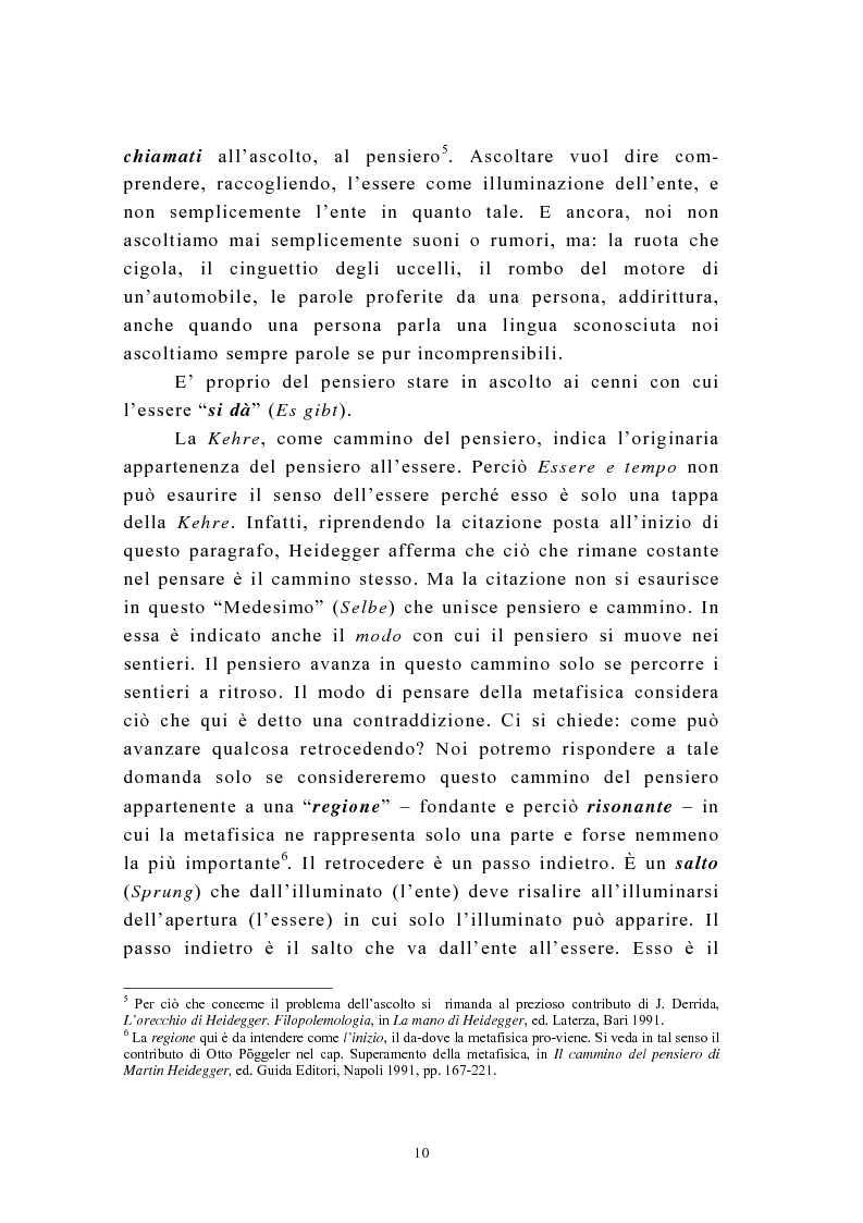 Anteprima della tesi: Martin Heidegger e il problema dell'opera d'arte: la questione ermeneutica, Pagina 9