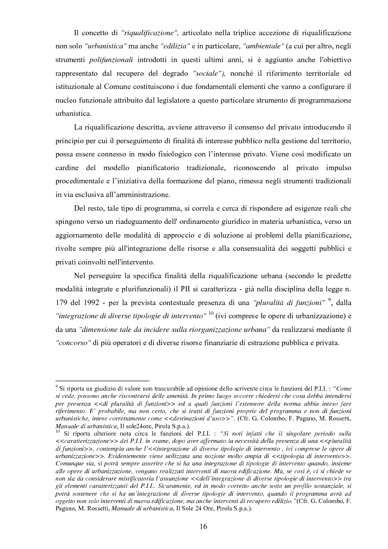 Anteprima della tesi: I ''programmi integrati d'intervento'' come strumento di riqualificazione urbana, Pagina 13