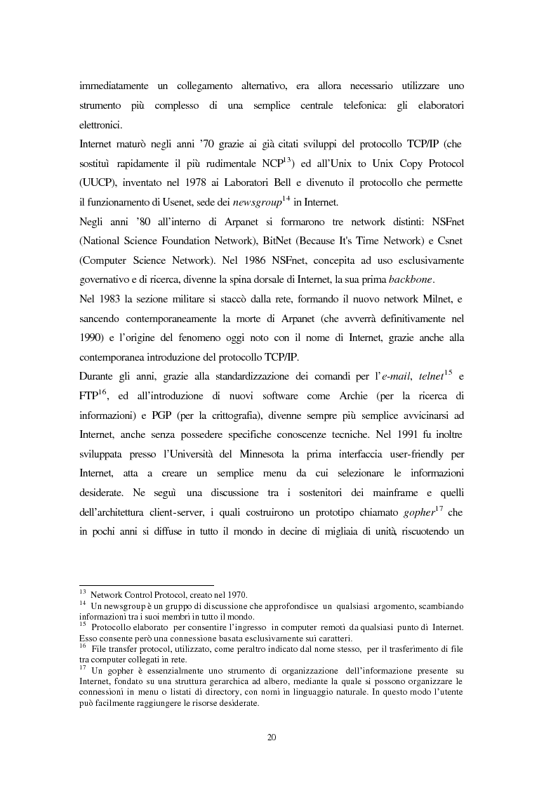 Anteprima della tesi: La distribuzione dei servizi di gestione del risparmio mediante Internet, Pagina 10