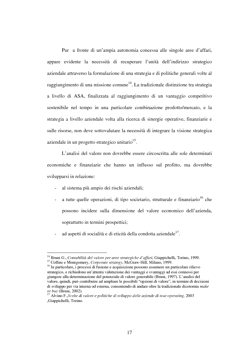 Anteprima della tesi: La strategia del valore delle aziende alberghiere: il caso Hilton Sorrento Palace, Pagina 14