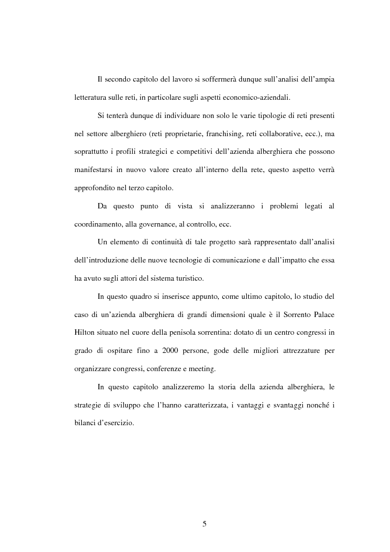 Anteprima della tesi: La strategia del valore delle aziende alberghiere: il caso Hilton Sorrento Palace, Pagina 2