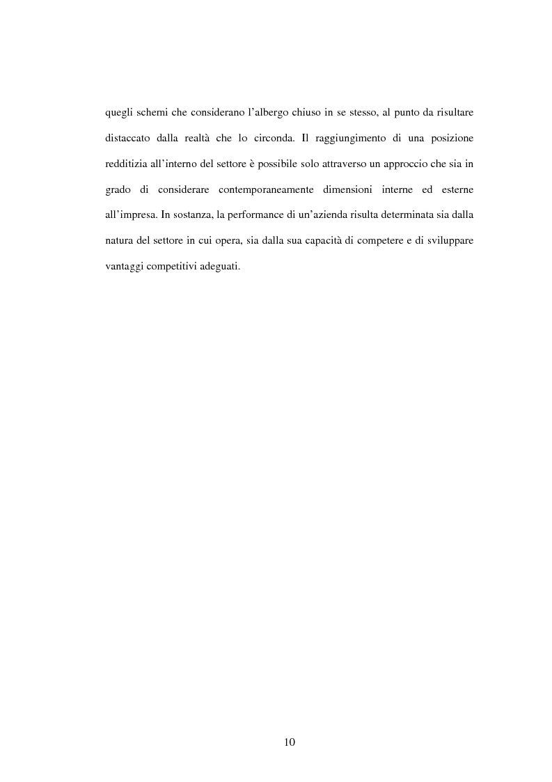 Anteprima della tesi: La strategia del valore delle aziende alberghiere: il caso Hilton Sorrento Palace, Pagina 7