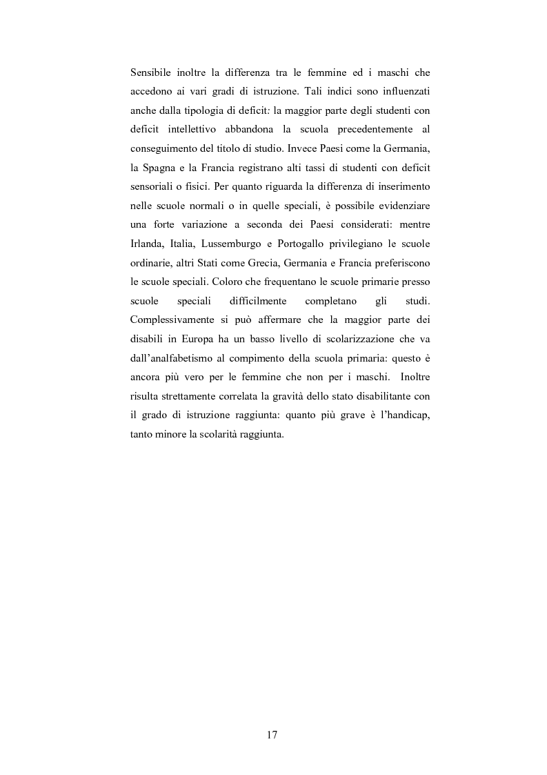 Anteprima della tesi: Università di Bologna ed handicap: chi studia valuta i servizi, Pagina 11