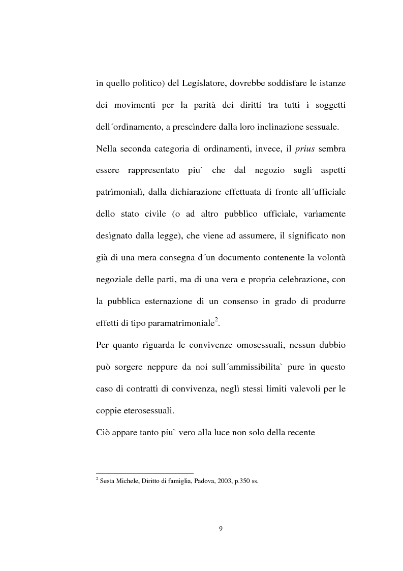 Anteprima della tesi: I contratti regolatori della convivenza, Pagina 11