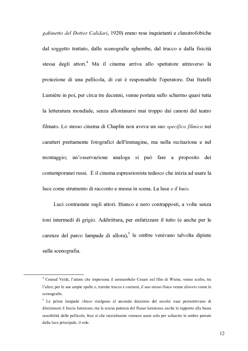 Anteprima della tesi: La Luce naturale al Cinema. Barry Lyndon e I Giorni del Cielo, Pagina 10