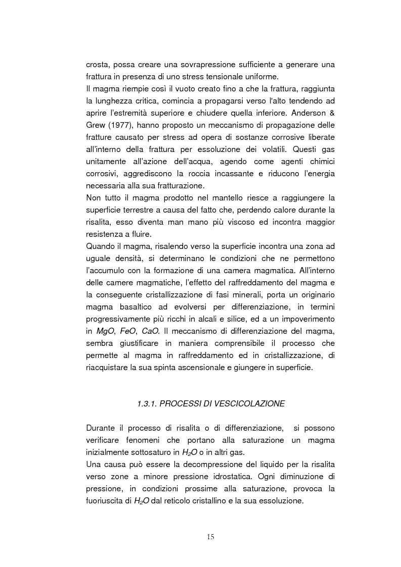 Anteprima della tesi: Confronto tra il vulcanismo del pianeta Marte e il vulcanismo terrestre con particolare riferimento alla Provincia Comagmatica Romana, Pagina 15