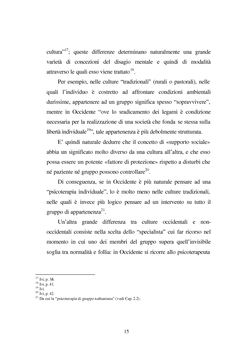 Anteprima della tesi: Possessioni e psicopatologie: una indagine etnopsichiatrica, Pagina 12