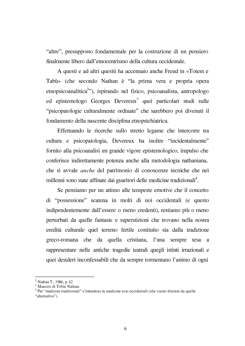 Anteprima della tesi: Possessioni e psicopatologie: una indagine etnopsichiatrica, Pagina 3