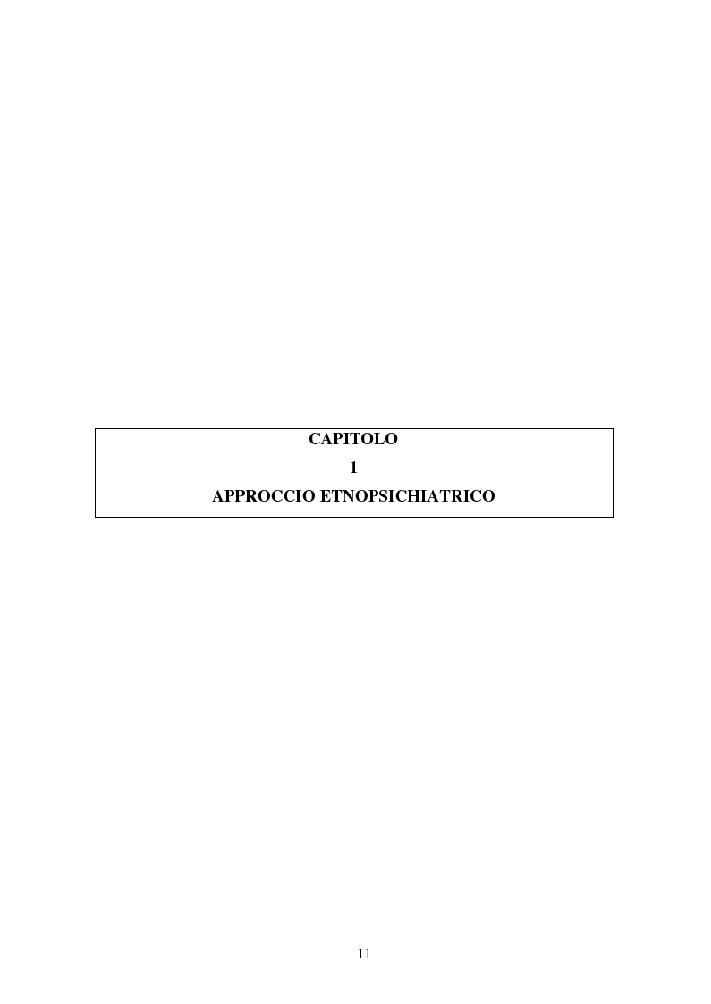 Anteprima della tesi: Possessioni e psicopatologie: una indagine etnopsichiatrica, Pagina 8