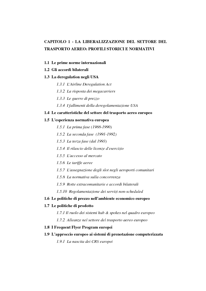Anteprima della tesi: Strategie e performance delle compagnie aeree low cost. I casi Ryanair, Easyjet e Virgin Express., Pagina 11