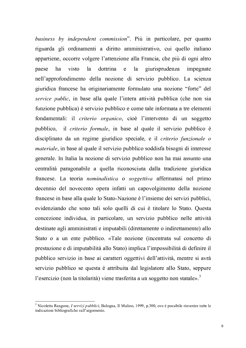 Anteprima della tesi: Concorrenza e regolazione nel trasporto ferroviario passeggeri: il difficile cammino delle riforme, Pagina 6