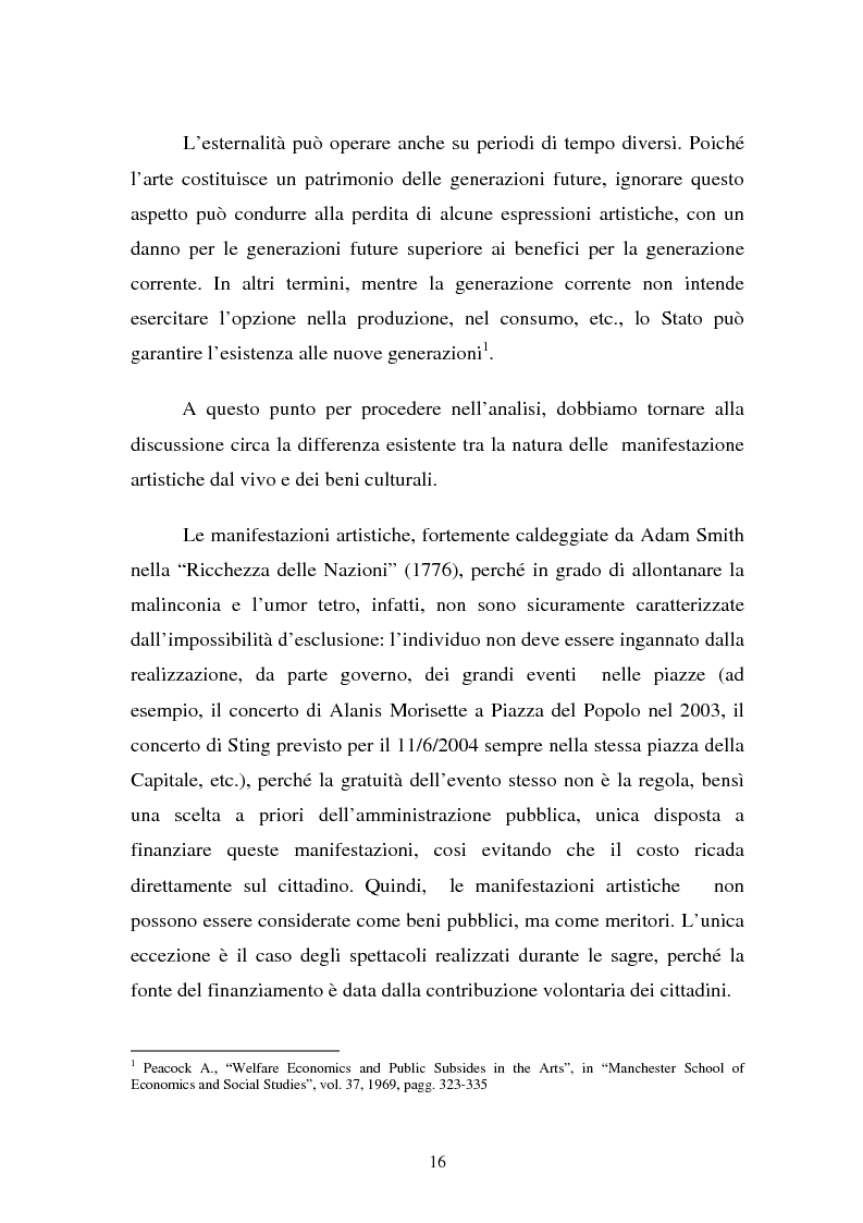 Anteprima della tesi: La Valutazione Economica dei Beni Culturali, Pagina 11