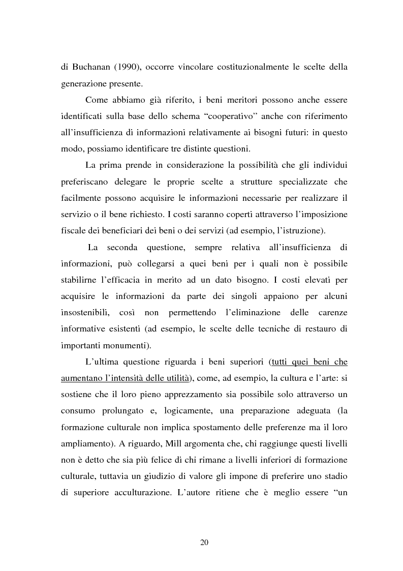 Anteprima della tesi: La Valutazione Economica dei Beni Culturali, Pagina 15