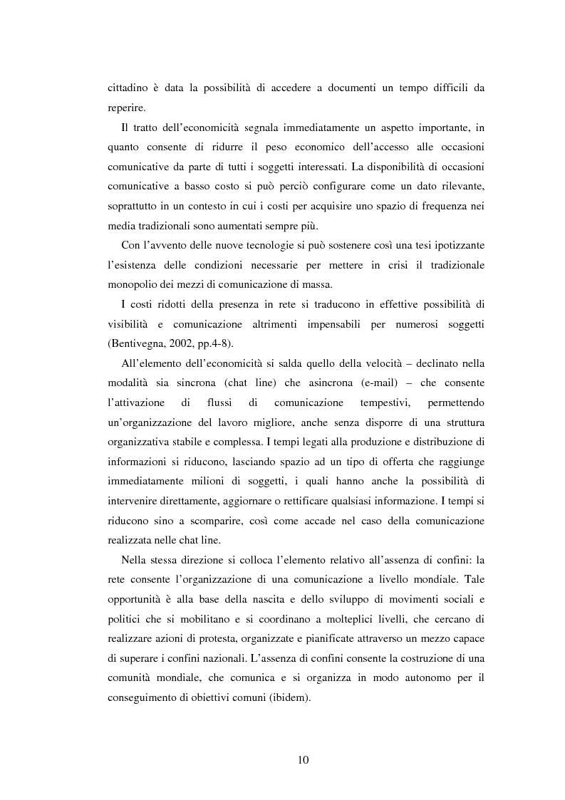 Anteprima della tesi: Democrazia e nuove tecnologie: rischi di esclusione e opportunità di partecipazione, Pagina 10