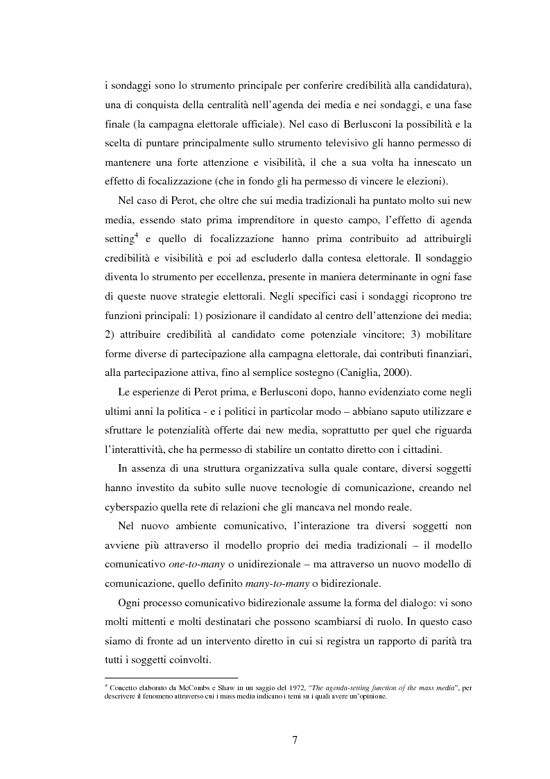 Anteprima della tesi: Democrazia e nuove tecnologie: rischi di esclusione e opportunità di partecipazione, Pagina 7