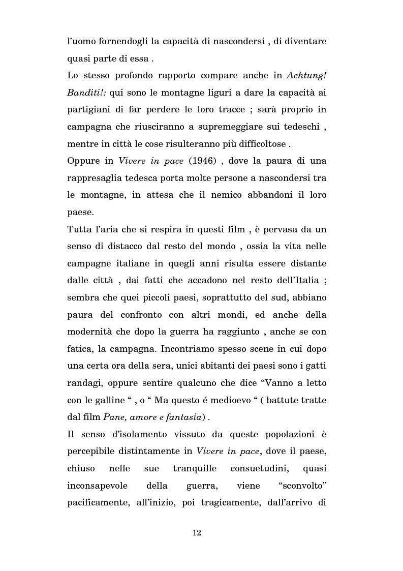Anteprima della tesi: Ricordi di un luogo: la strada nel cinema italiano dal 1943 al 1966, Pagina 12
