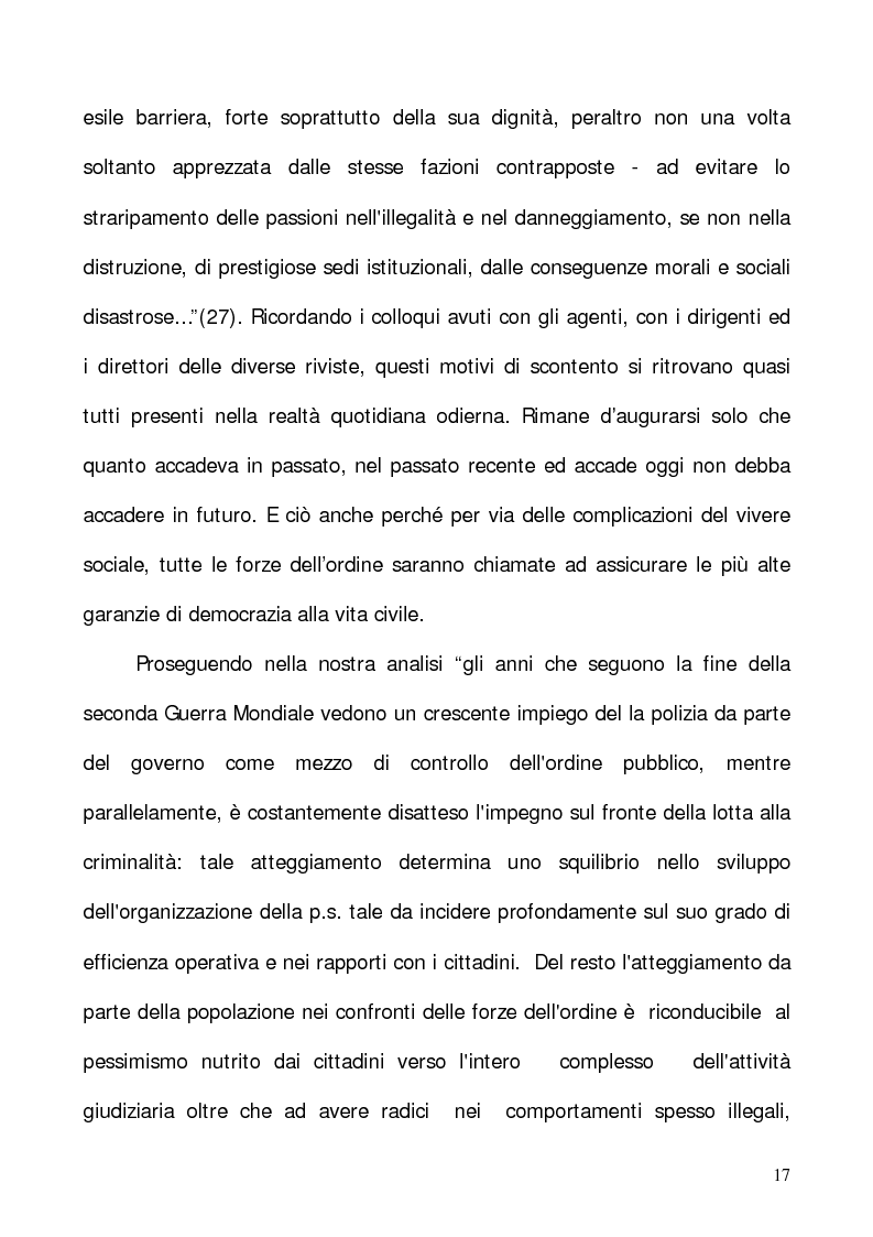 Anteprima della tesi: In nome del “dovere”. Selezione e formazione degli operatori dell'ordine, Pagina 14
