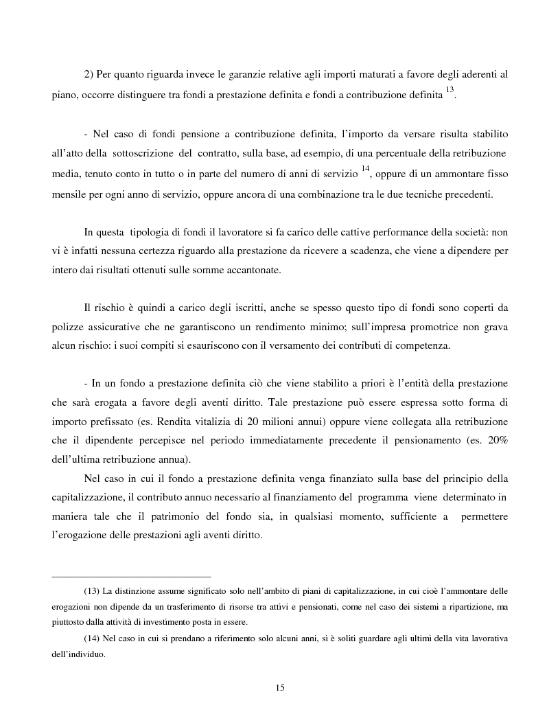 Anteprima della tesi: Fondi pensione: regime fiscale e convenienza all'adesione, Pagina 10