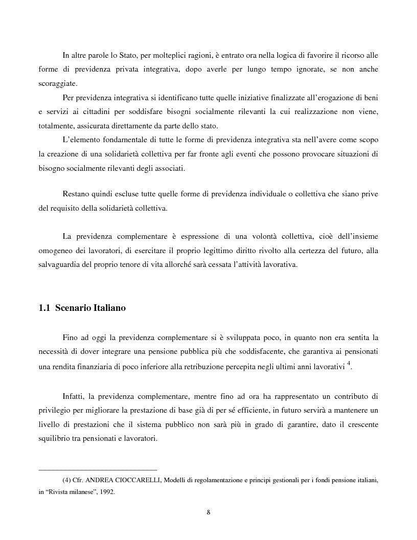 Anteprima della tesi: Fondi pensione: regime fiscale e convenienza all'adesione, Pagina 3