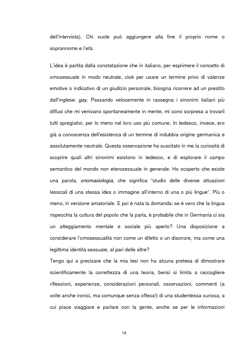 Anteprima della tesi: Studio sociolinguistico sulla comunità gay di Berlino, Pagina 2